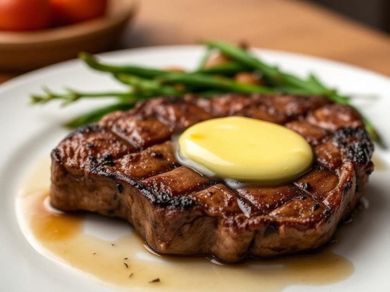 Pan-Seared Steak with Compound Butter
