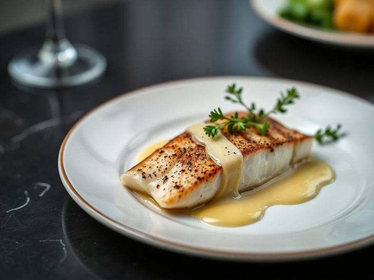 Pan-Seared Striped Bass with Beurre Blanc