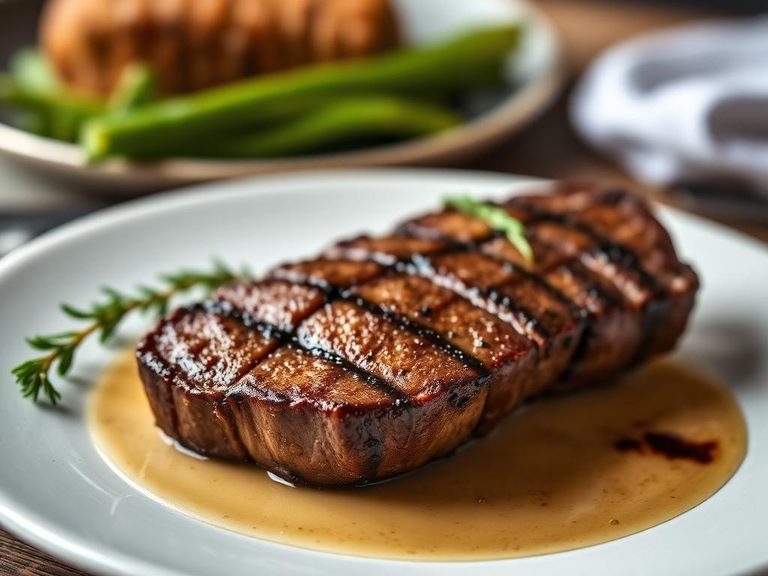 Pan-Seared Striploin Steak