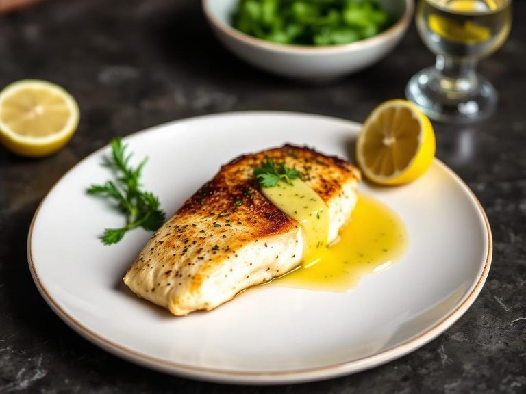 Pan-Seared Tilefish with Lemon Butter
