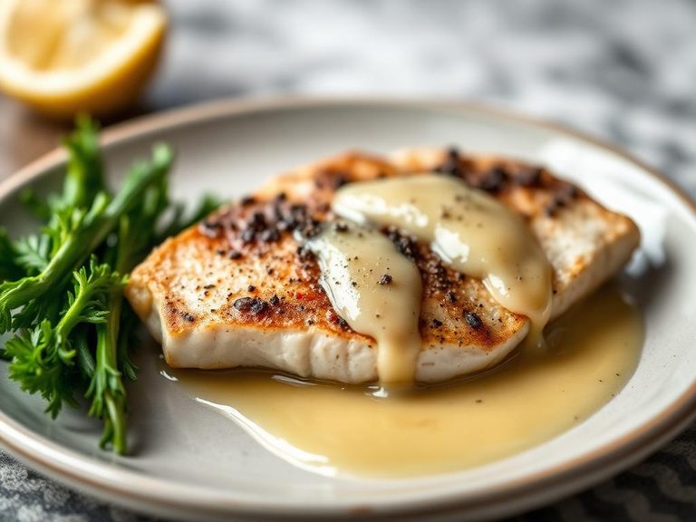 Pan-Seared with Lemon Butter Sauce