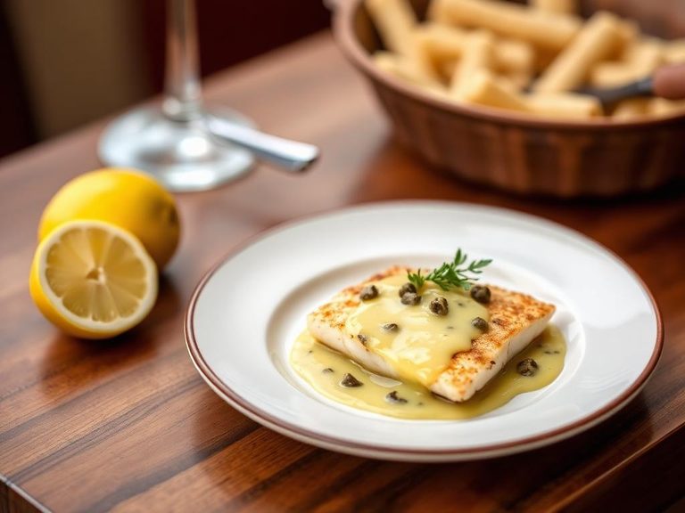 Pan-Seared with Lemon-Caper Sauce