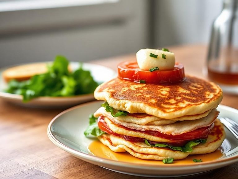 Pancake 'bread' for a gluten-free BLT