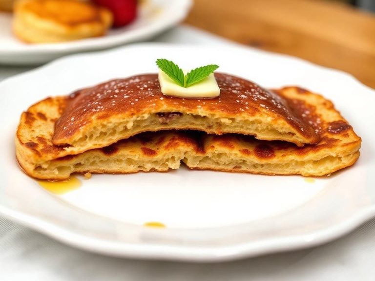 Pancake 'bread' for a gluten-free French toast