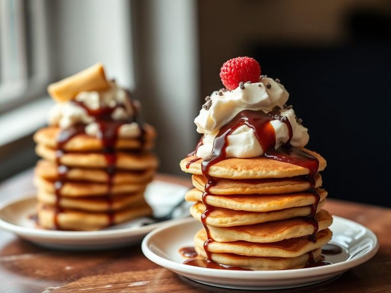 Pancake sundaes