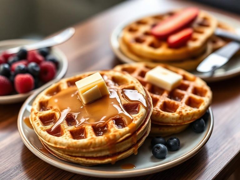 Pancakes and waffles