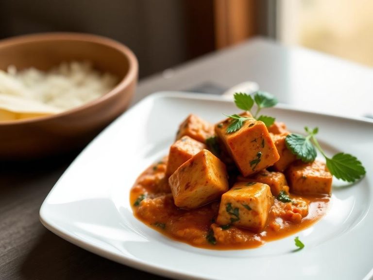 Paneer Tikka Masala with Spinach
