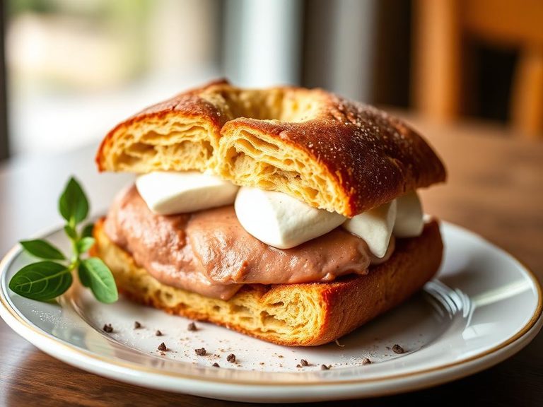 Panettone gelato sandwich