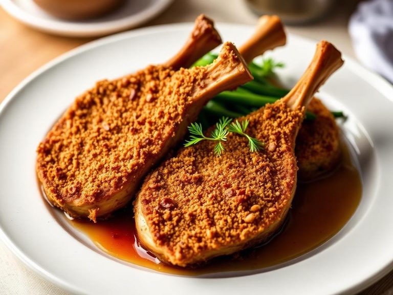 Panko-Crusted Pork Chops