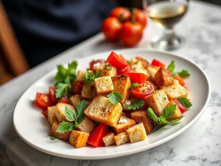 Panzanella (Italian bread salad)
