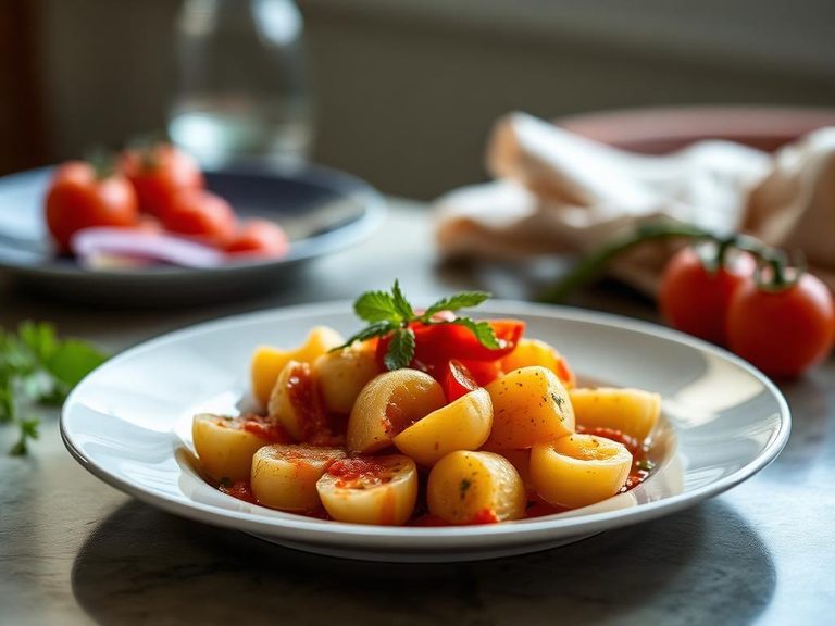 Papas con Tomate