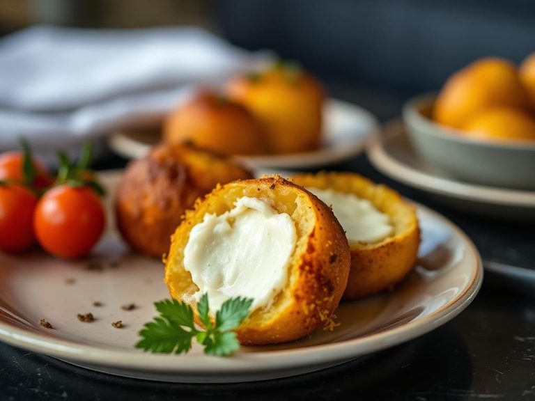 Papas Rellenas de Queso