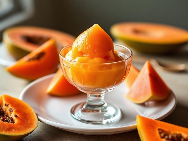Papaya Sorbet