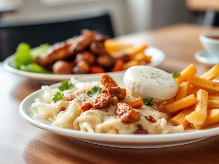Part of a Southern-style plate lunch