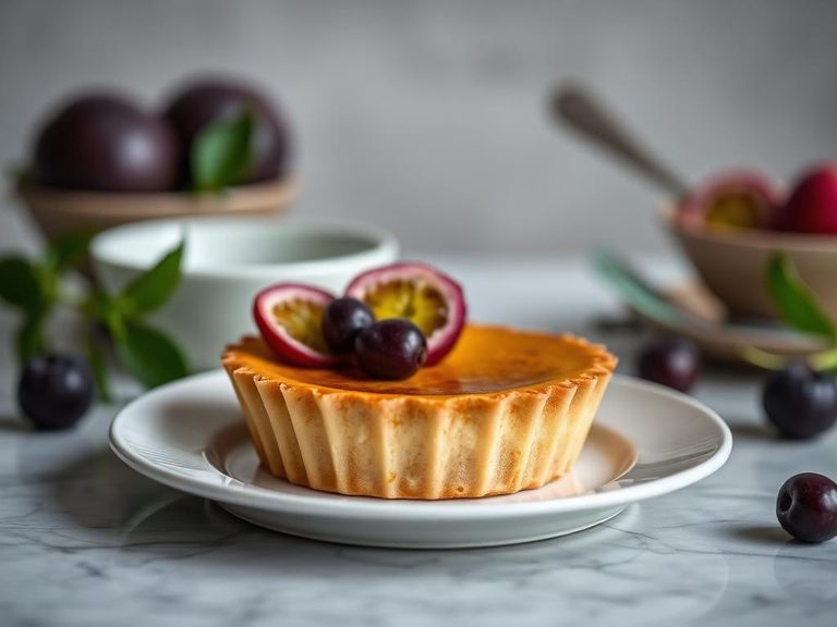 Passion Fruit Curd Tart