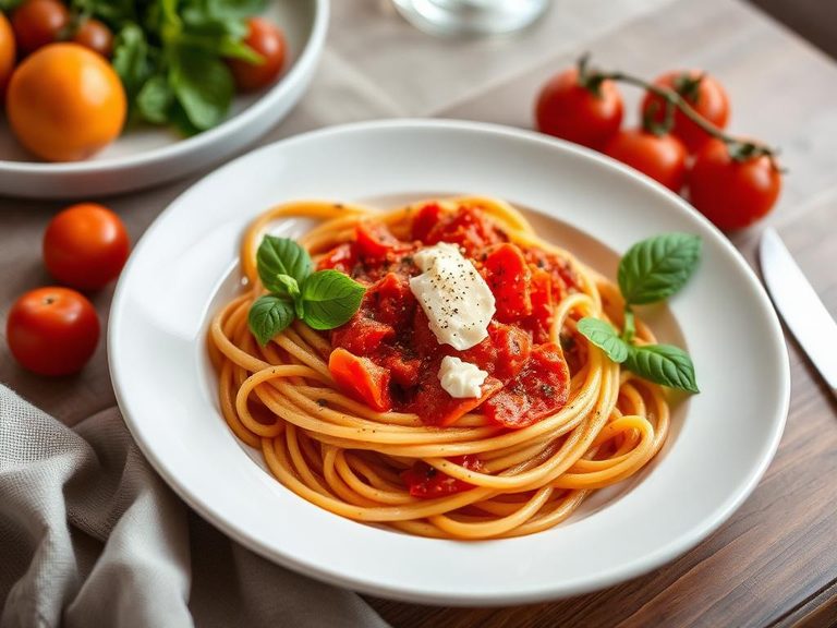 Pasta al Pomodoro e Formaggio