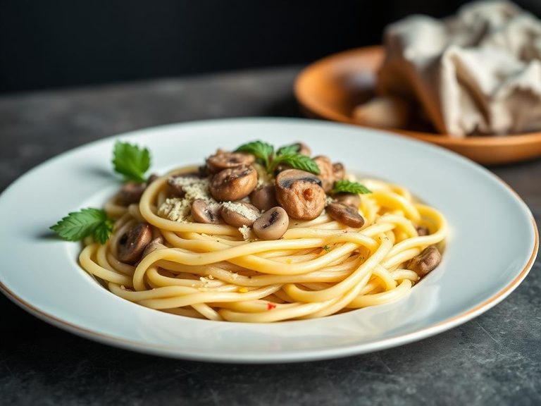 Pasta alla Boscaiola (with poultry)