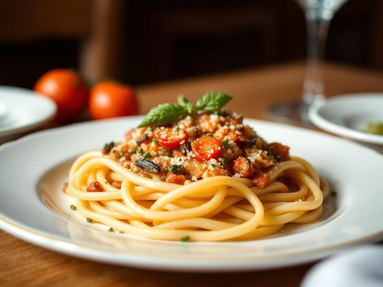 Pasta alla Checca (uncooked sauce)