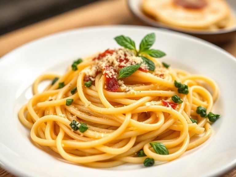 Pasta (e.g., fresh fettuccine)