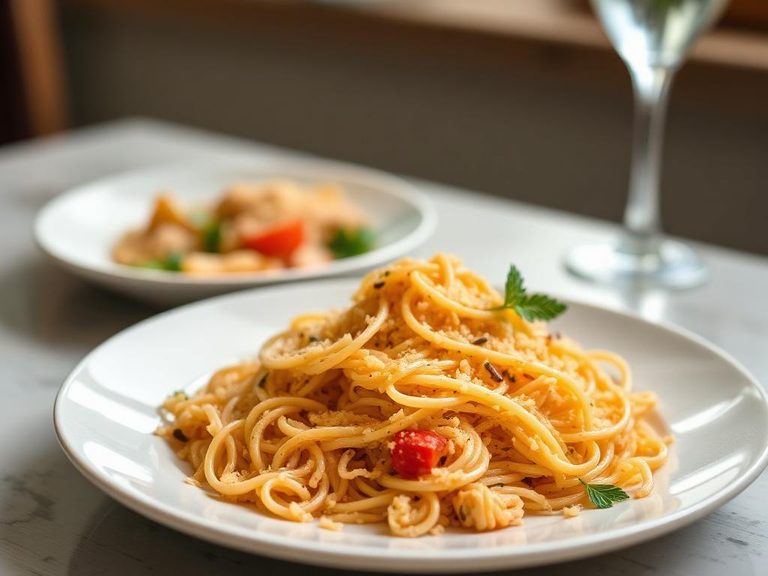 Pasta or Rice Dish (crumbled as a topping)