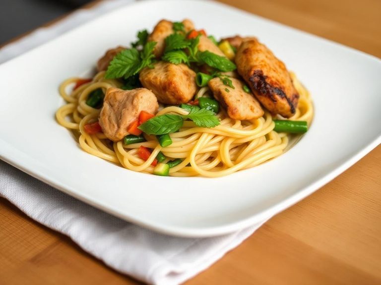 Pasta Primavera with Poultry
