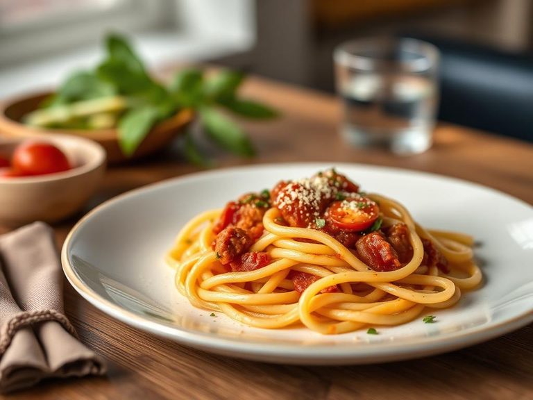 Pasta sauce finish