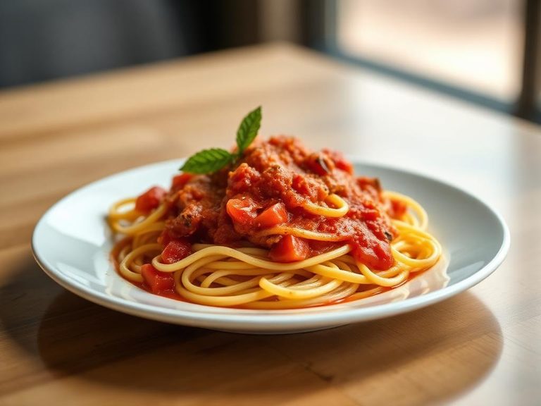 Pasta with Red Sauce