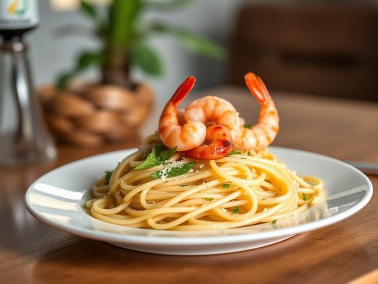 Pasta with Shrimp and Garlic