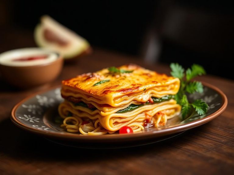 Pastelón (plantain lasagna)