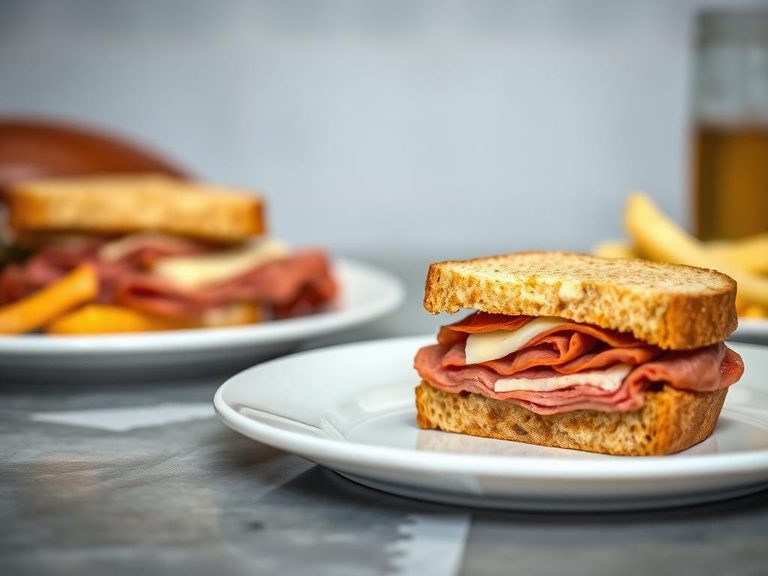 Pastrami Turkey and Swiss on Rye