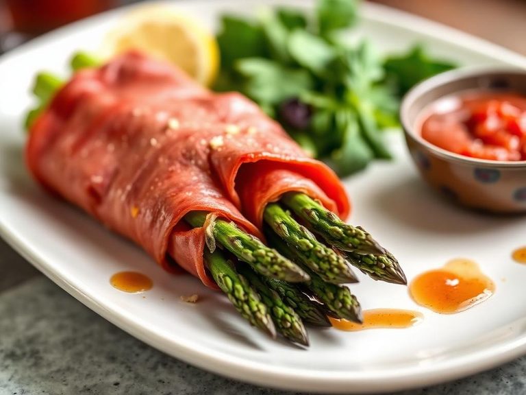 Pastrami-Wrapped Asparagus