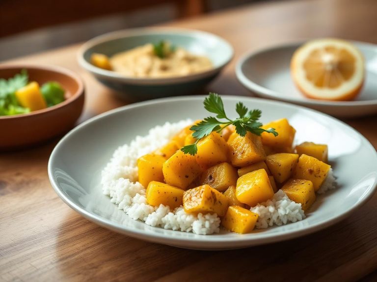 Pattypan Squash Curry