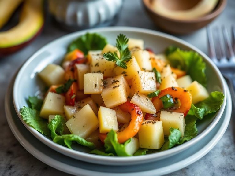 Pattypan Squash Salad