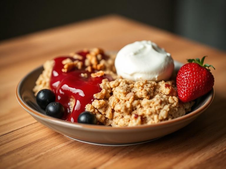 PB&J oatmeal