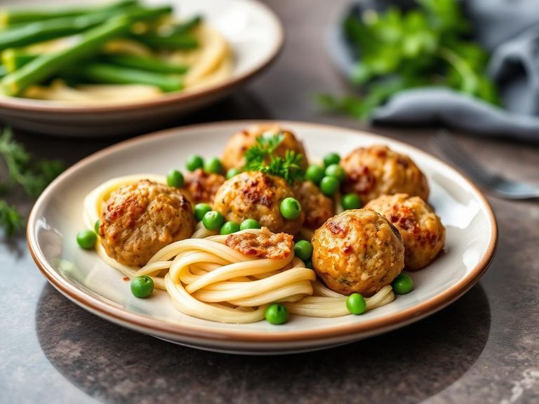 Pea and Chicken Meatballs
