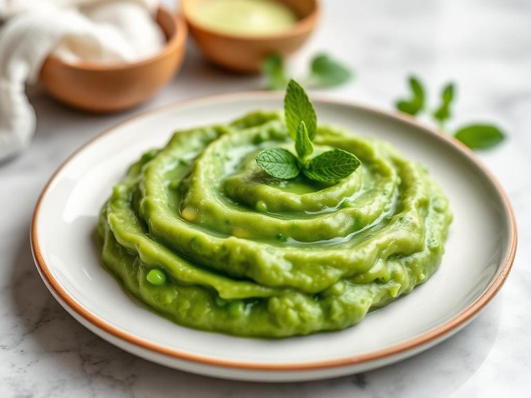 Pea Purée with Mint