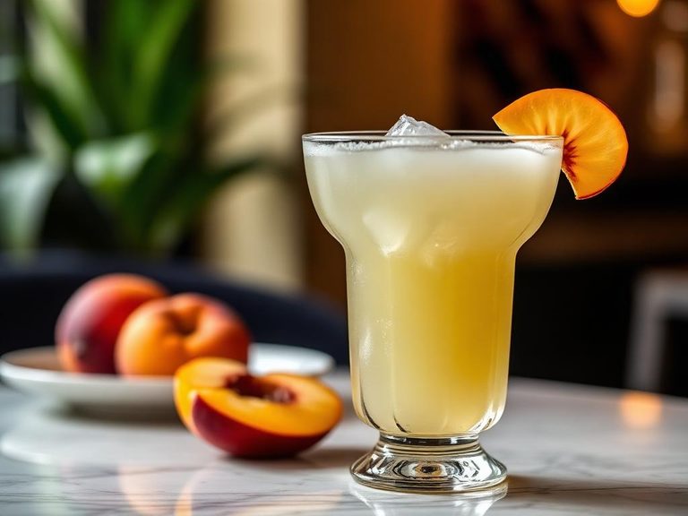 Peach Daiquiri or Cocktail