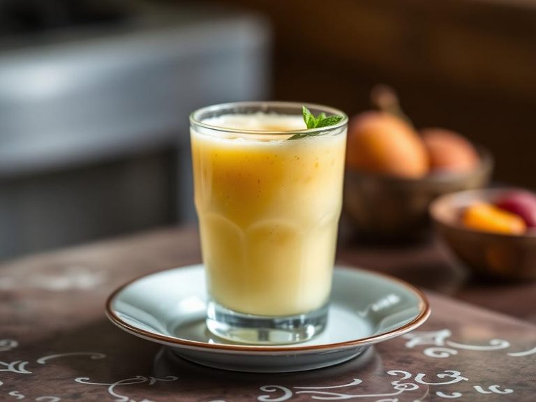 Peach Lassi