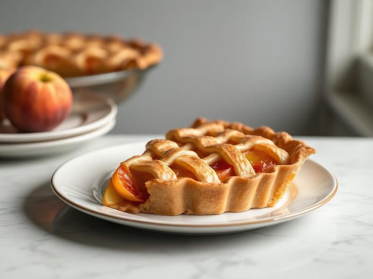 Peach Lattice Pie