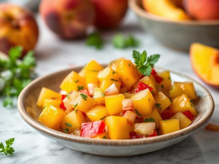 Peach Mango Salsa