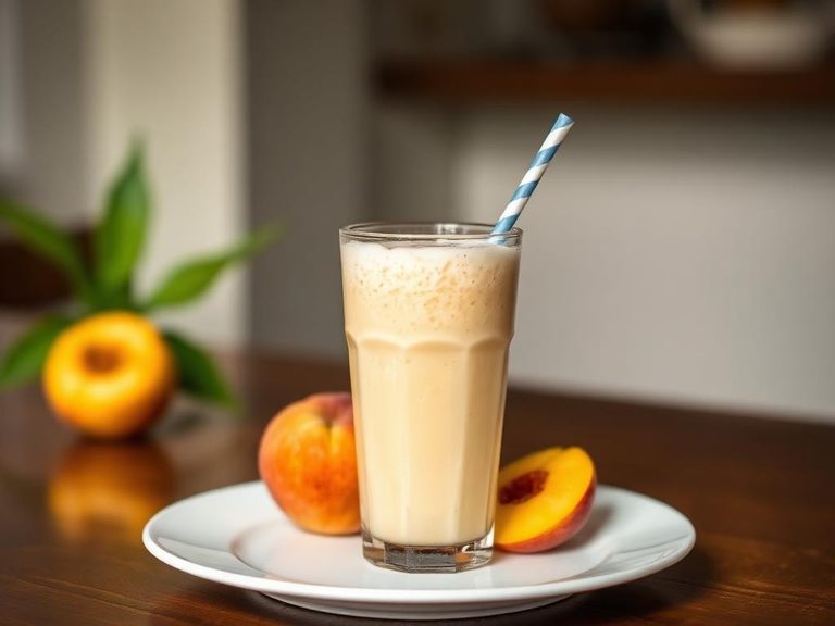 Peach Milkshake