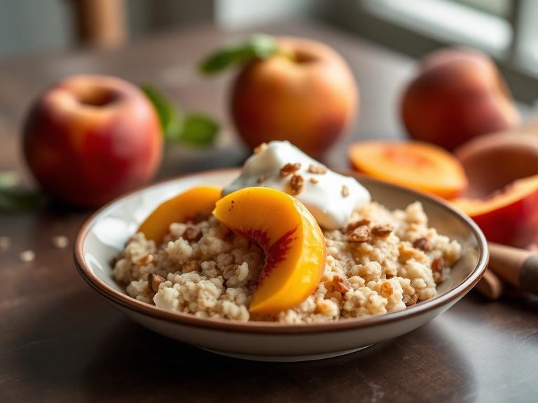 Peach Oatmeal