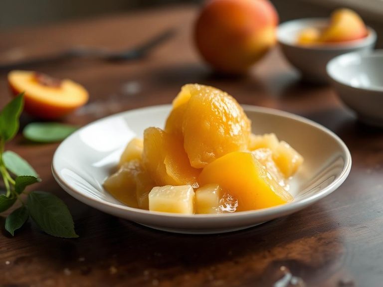 Peach Sorbet or Granita
