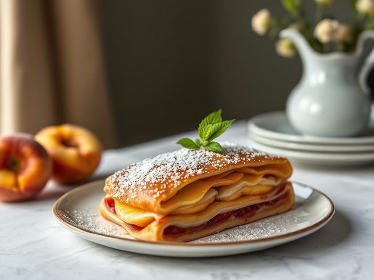 Peach Strudel