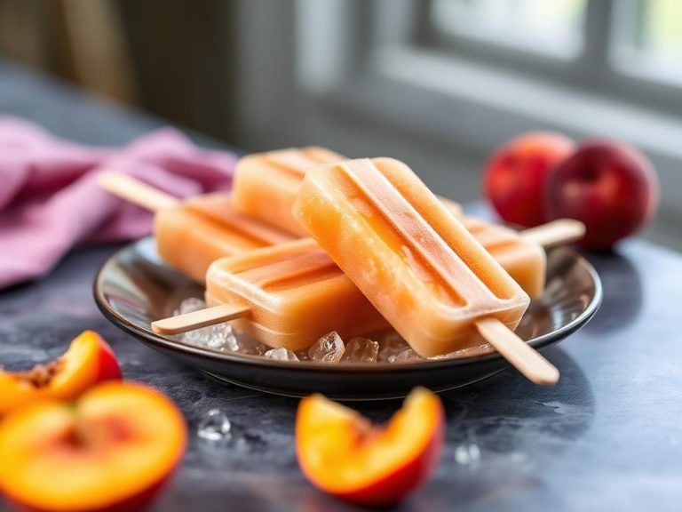 Peach Tea Popsicles