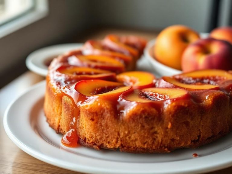 Peach Upside-Down Cake