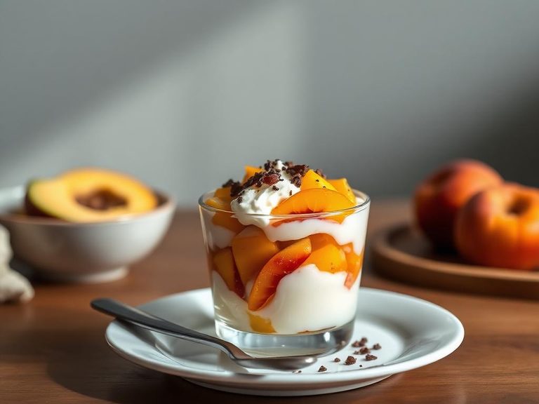 Peach Yogurt Parfait