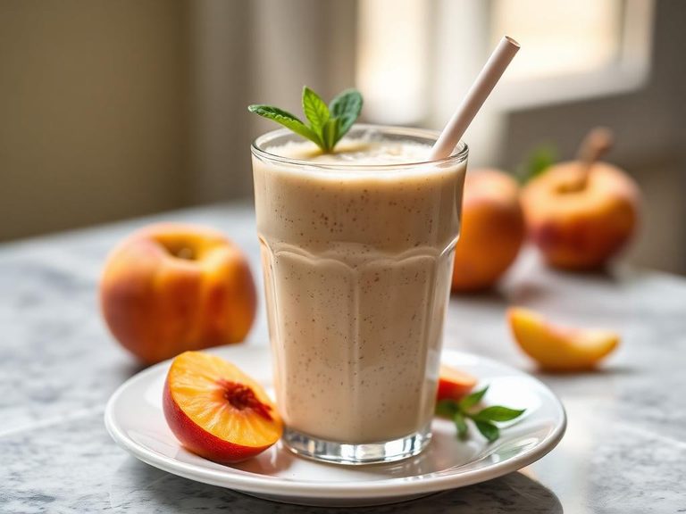 Peaches and Cream Smoothie