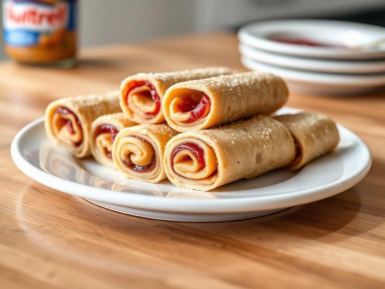Peanut butter and jelly roll-ups