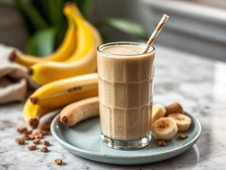 Peanut Butter Banana Protein Smoothie